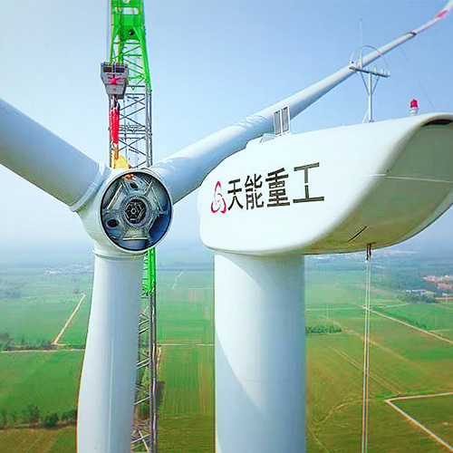 德州風電場吊裝照片1